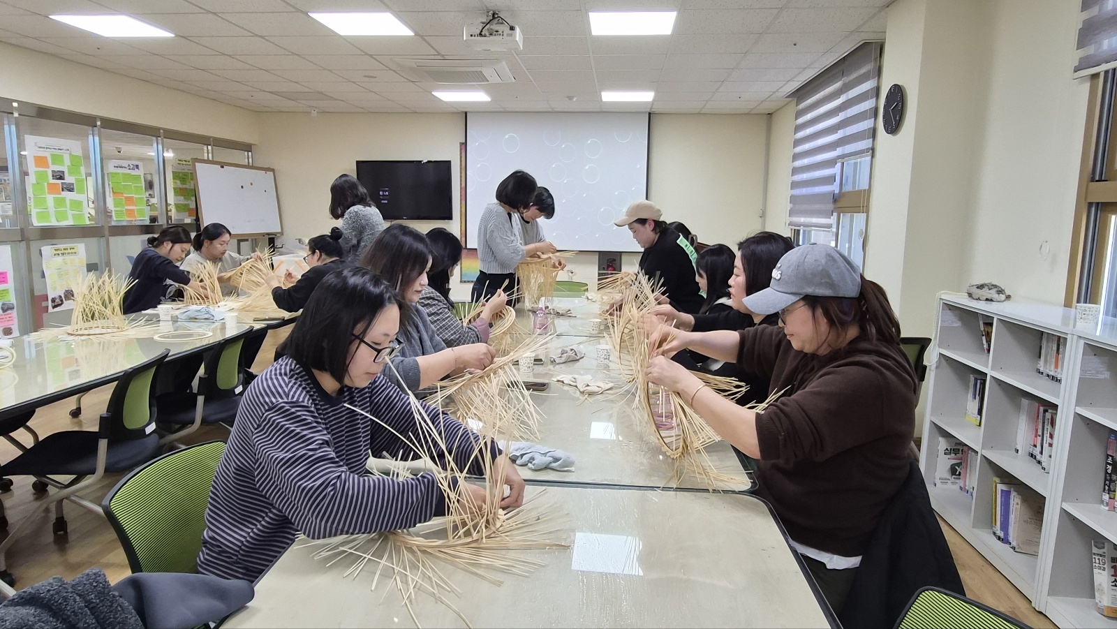 행복학교 학부모 연수(크리스마스 리스만들기)